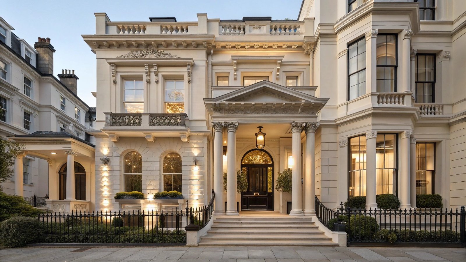 Traditional Scottish stone properties and period architecture